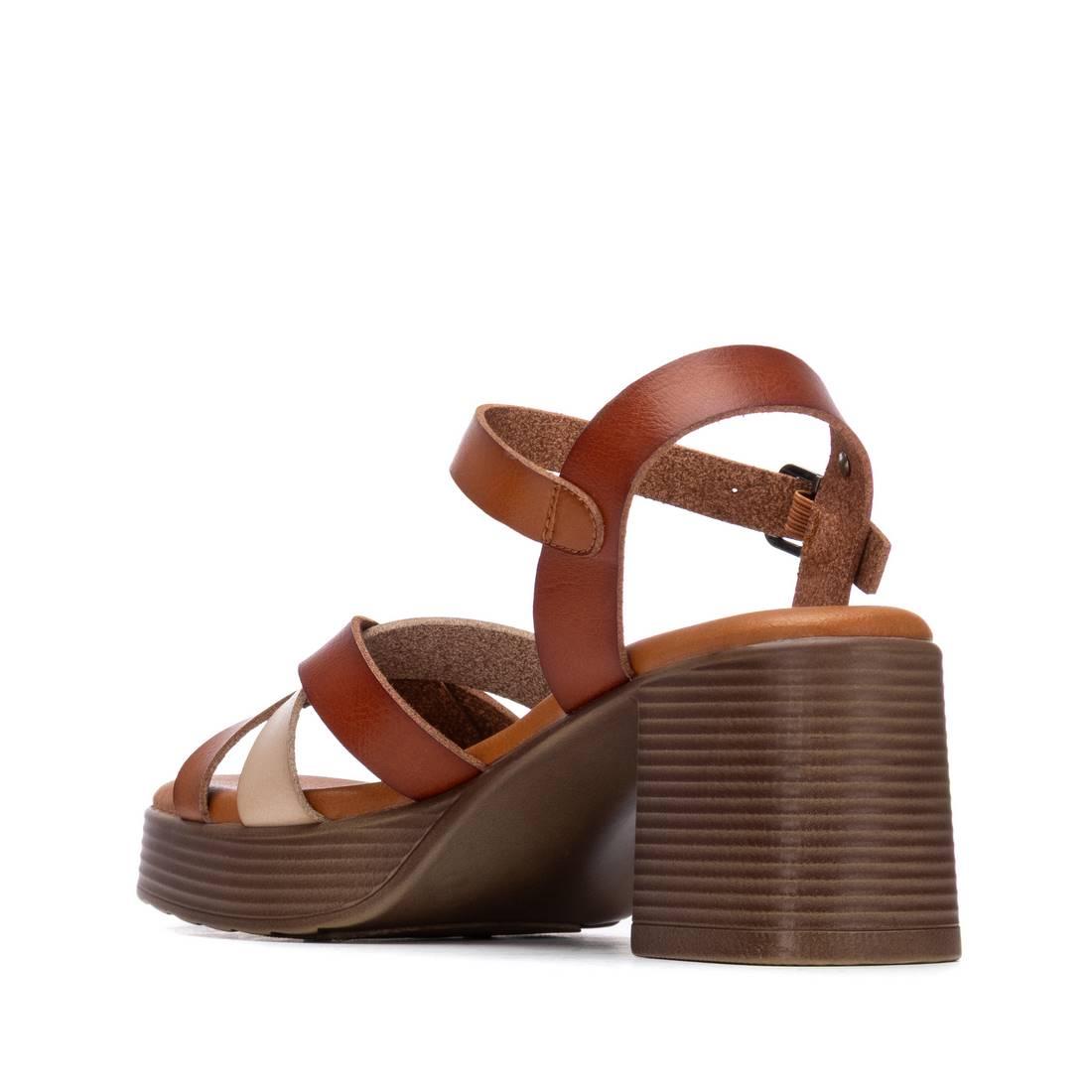 Sandalia de mujer con tacón Refresh 17509602